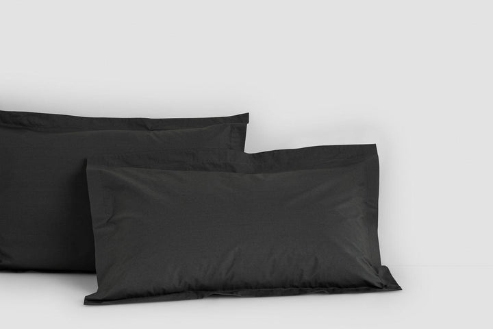 Bemboka pillow cases Charcoal / Standard 48x73cm Bemboka Cotton Percale Pillow Cases Bemboka Cotton Percale Pillow Cases i SUPREME RELAXING SLEEP I BUY NOW Brand