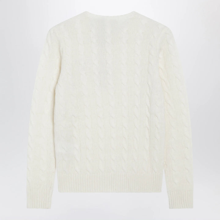 Polo Ralph Lauren - Cable-Knit Sweater in Cream Wool and Cashmere Brand