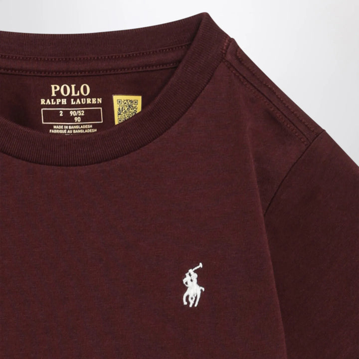Polo Ralph Lauren - Dark burgundy short-sleeved T-shirt Brand