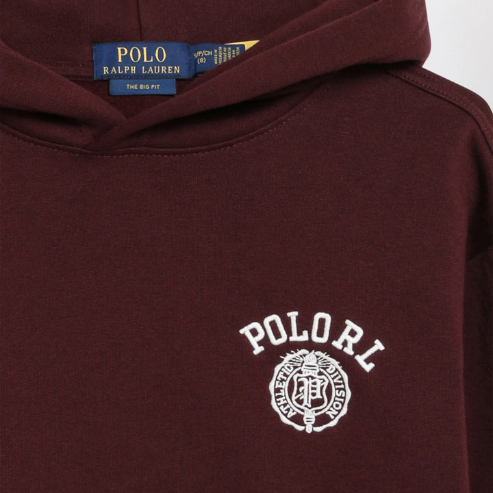 Polo Ralph Lauren - Dark Burgundy The Big-Fit Hoodie Brand