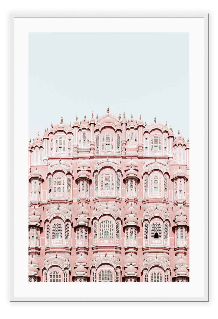 Canvas Print Small		50x70cm / White India India Wall Art : Ready to hang framed artwork. Brand
