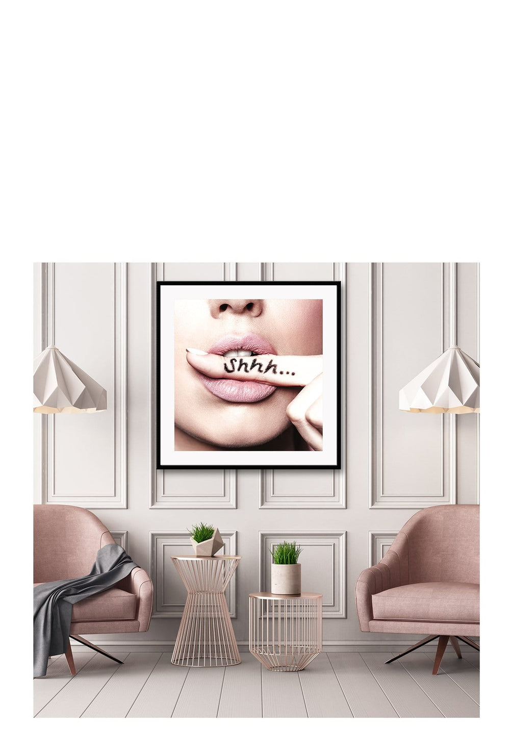 Canvas Print Shhh Shhh | Wall Art Framed Print Brand