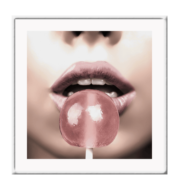 Canvas Print 50x50cm / White Taste Taste | Wall Art Framed Print Brand