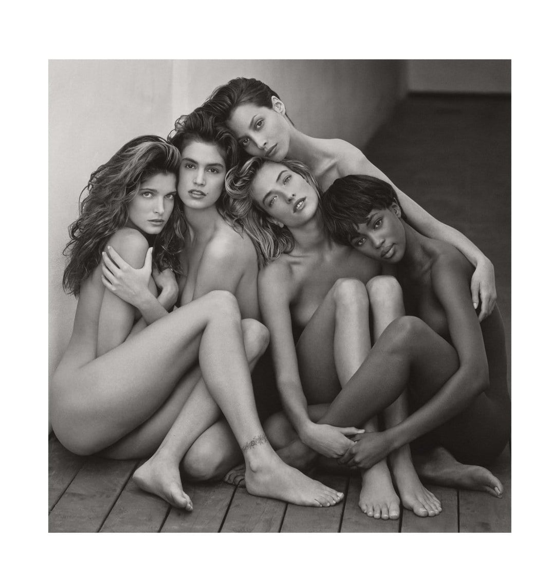 Canvas Print 70x70cm / White The Nude The Nude Wall Art : Ready to hang framed artwork. Brand