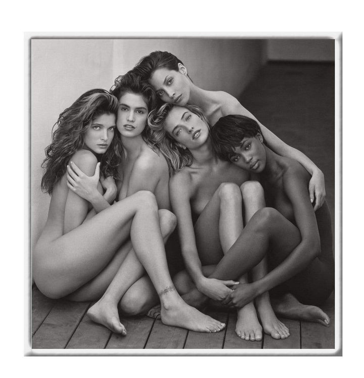 Canvas Print Small		50x50cm / White The Nude The Nude Wall Art : Ready to hang framed artwork. Brand