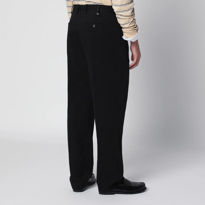 PT Torino - Black Cotton Trousers Brand