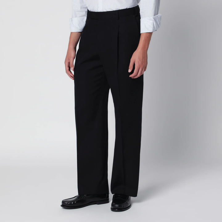 PT Torino - Black Cotton Trousers Brand
