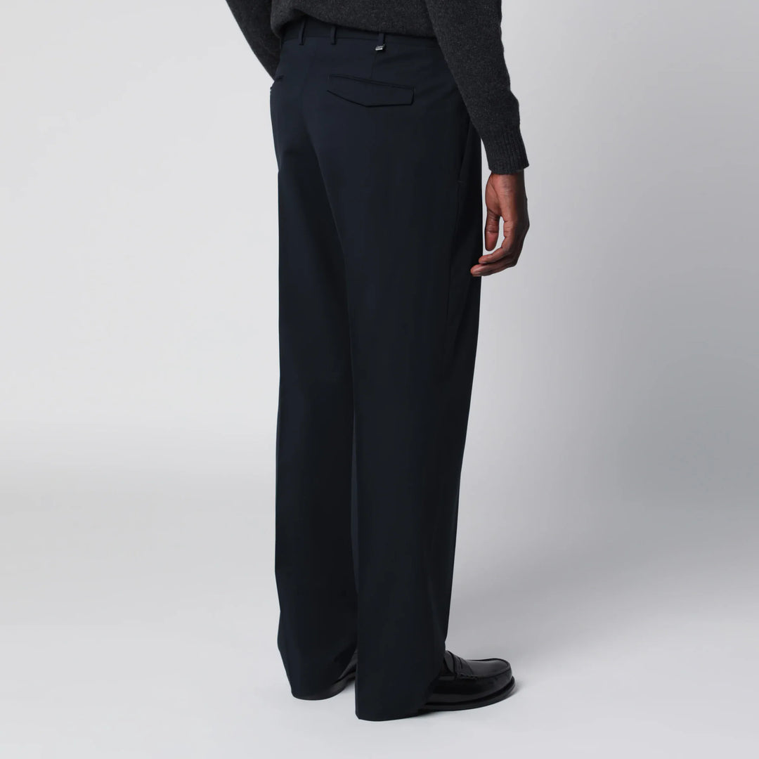 PT Torino - Blue Wool-Blend Trousers Brand