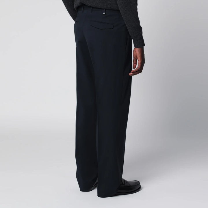 PT Torino - Blue Wool-Blend Trousers Brand