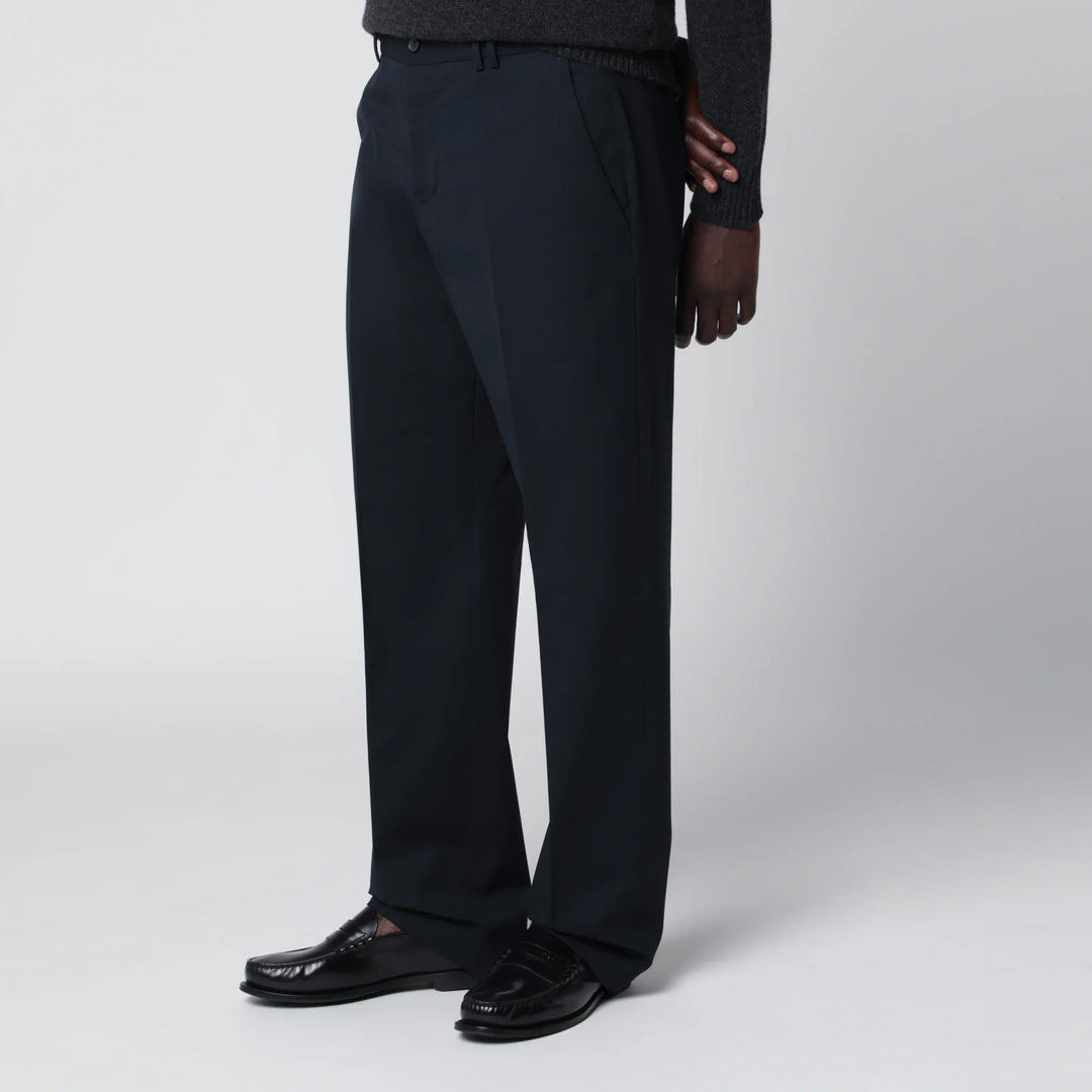 PT Torino - Blue Wool-Blend Trousers Brand