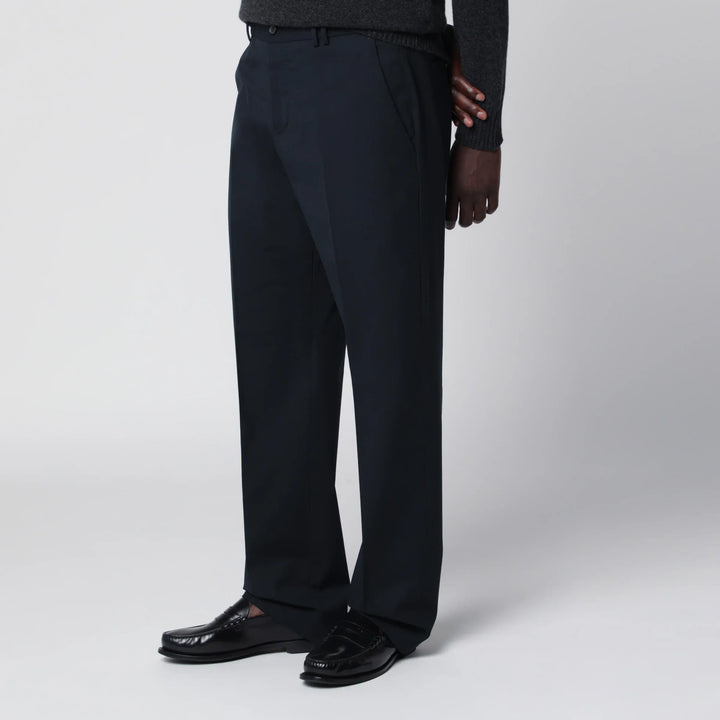 PT Torino - Blue Wool-Blend Trousers Brand