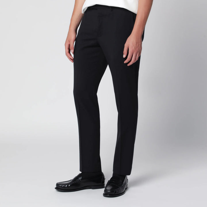 PT Torino - Dieci trousers in black wool blend Brand