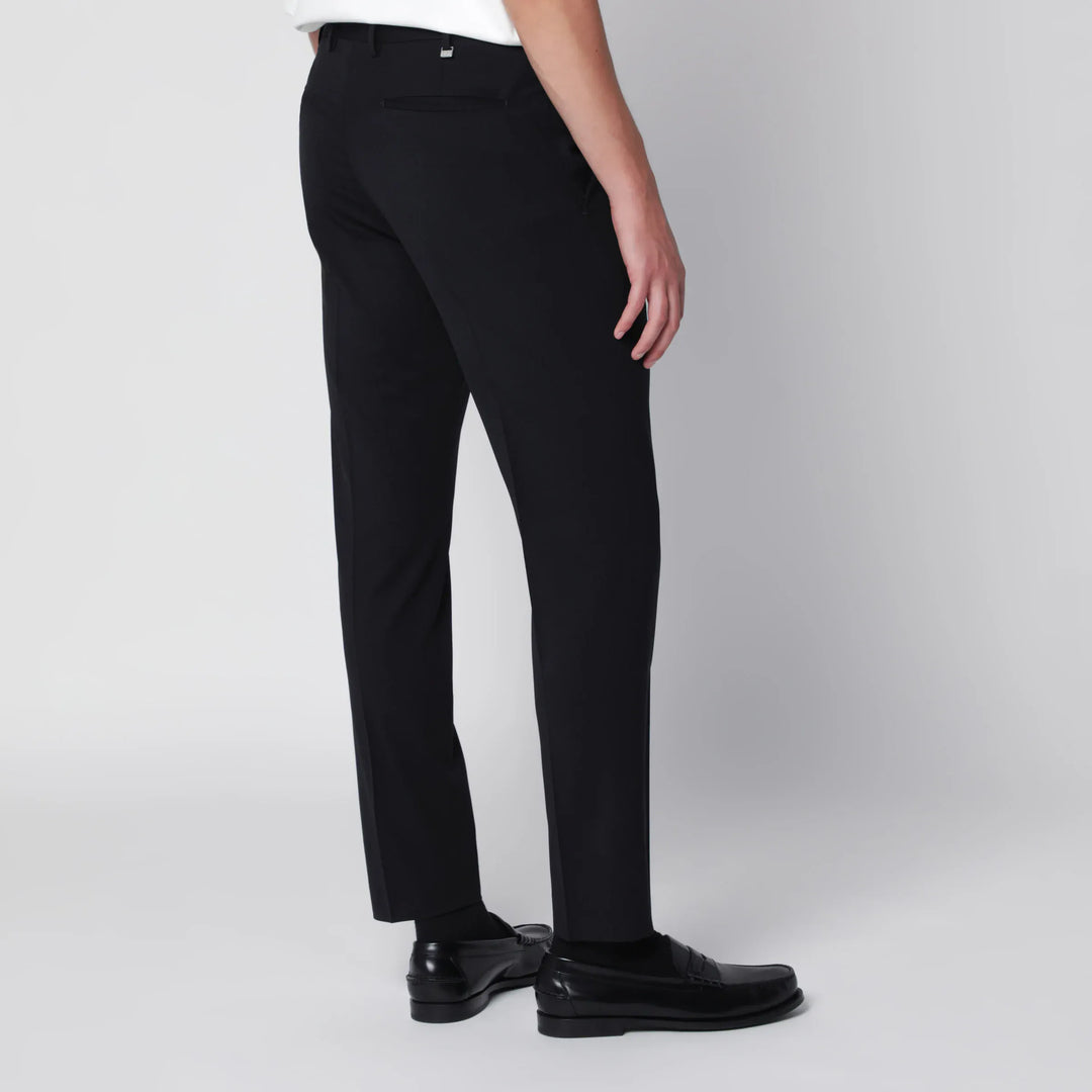 PT Torino - Dieci trousers in black wool blend Brand