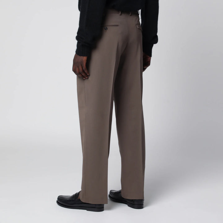 PT Torino - Taupe Wool-Blend Trousers Brand