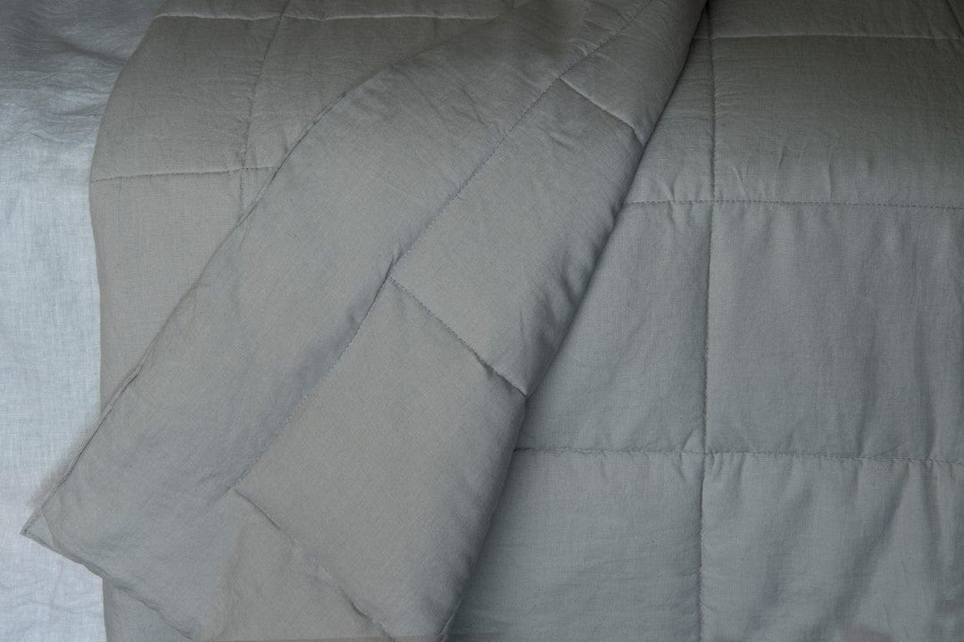 Bemboka quilts Marl Dove / King/Queen 240x260cm Bemboka Cotton Filled Linen Quilts Bemboka Cotton Filled Linen Quilts I Luxury Bedding I Amazing Sleeping Brand