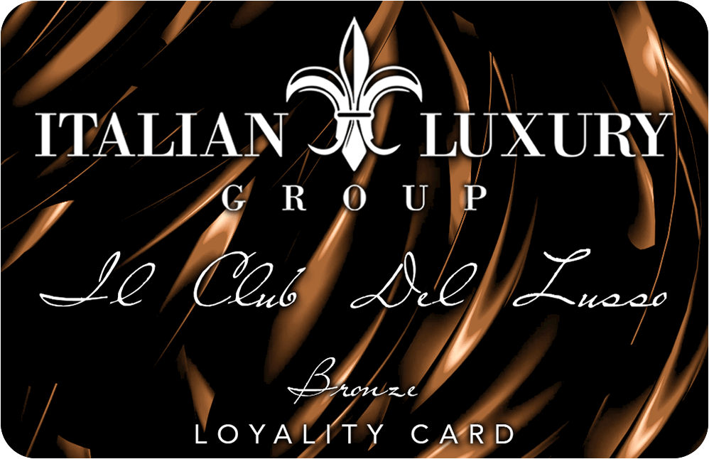 Italian Luxury Group Reward card BRONZE 10% Discount + $100 Gift Card Brand