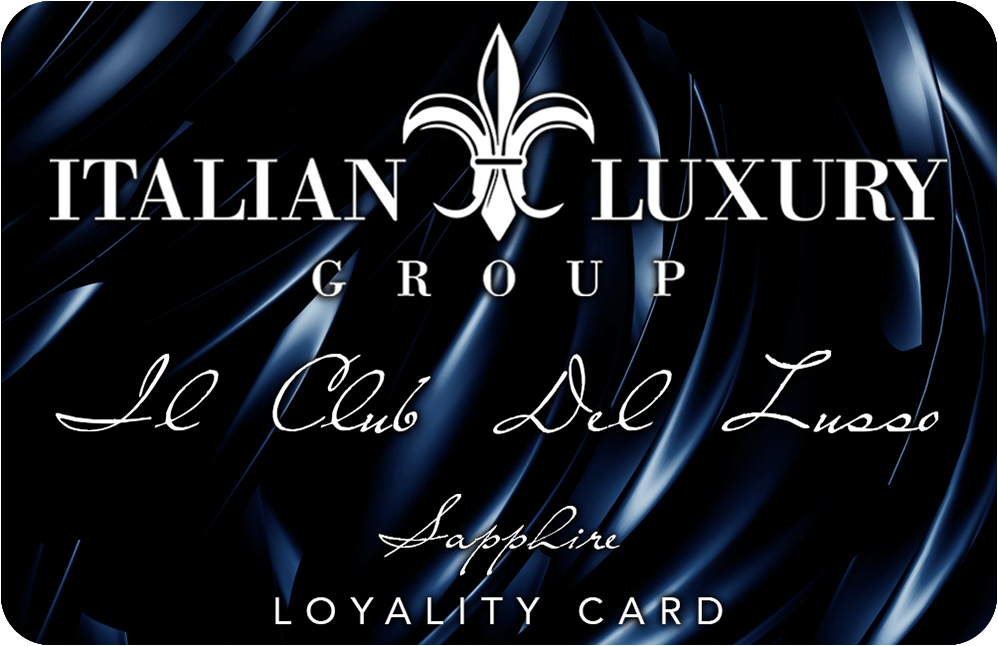 Italian Luxury Group Reward card SHAPPHIRE 25% Discount + $500 Gift Card Brand