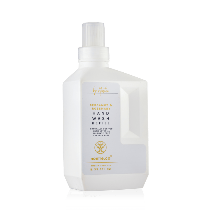 NONTRE.CO Rifill Nontre.co Natural Hand Wash Refill 1L Bergamot &amp; Rosemary Brand