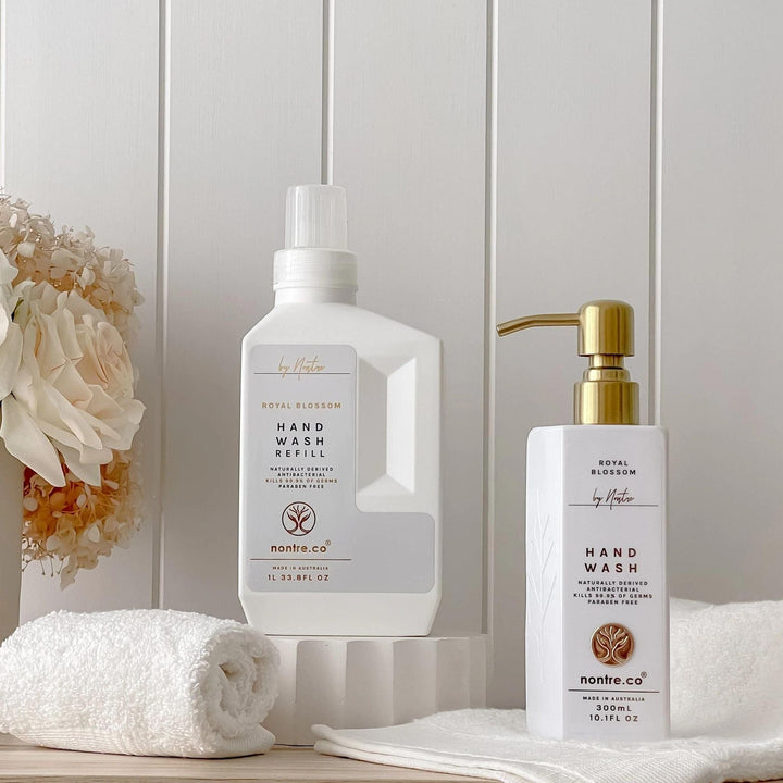 NONTRE.CO Rifill Nontre.co Natural Hand Wash Refill 1L Bergamot &amp; Rosemary Brand