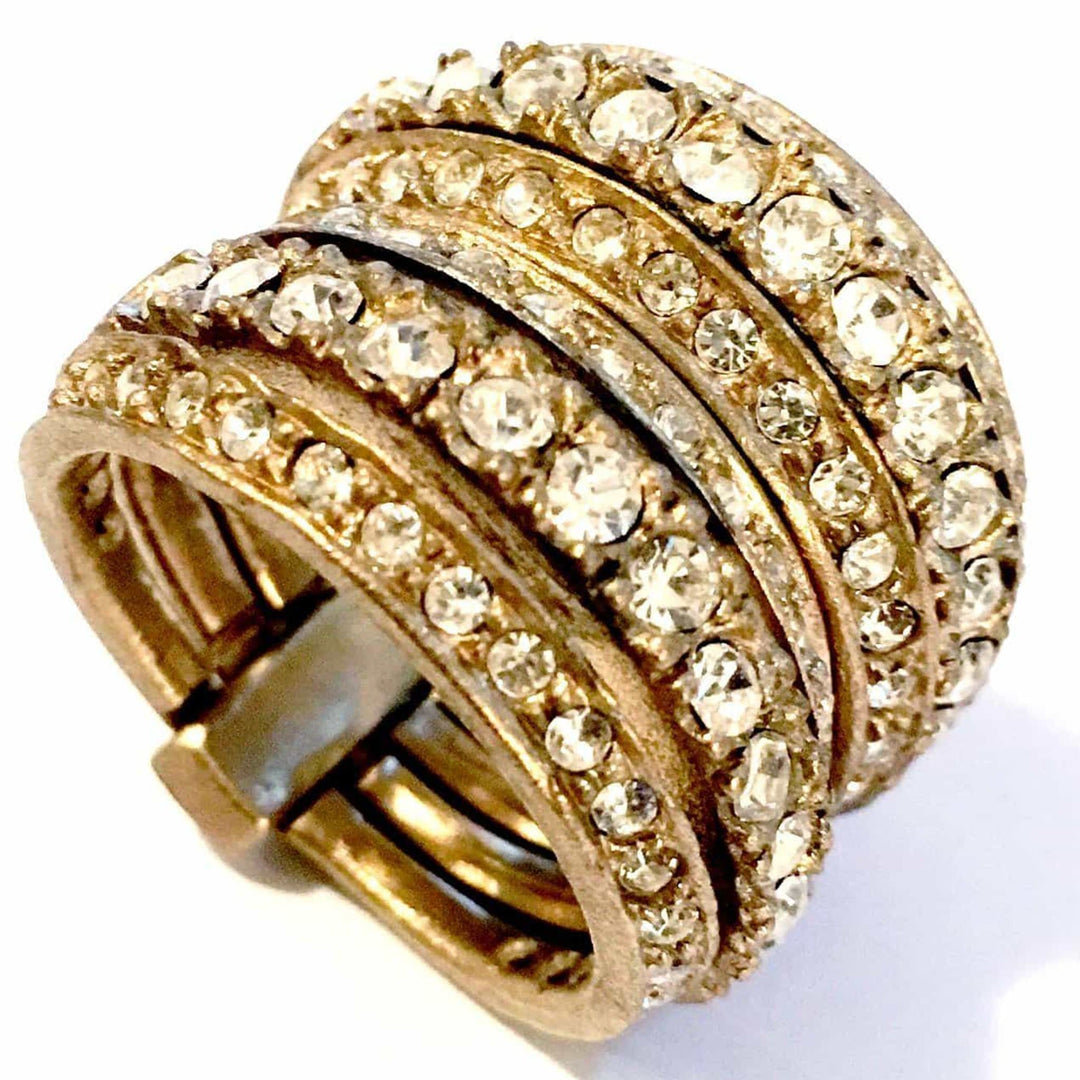 Giora Ring Giora Multiple Ring in Bronze With Swarovski Crystals Brand