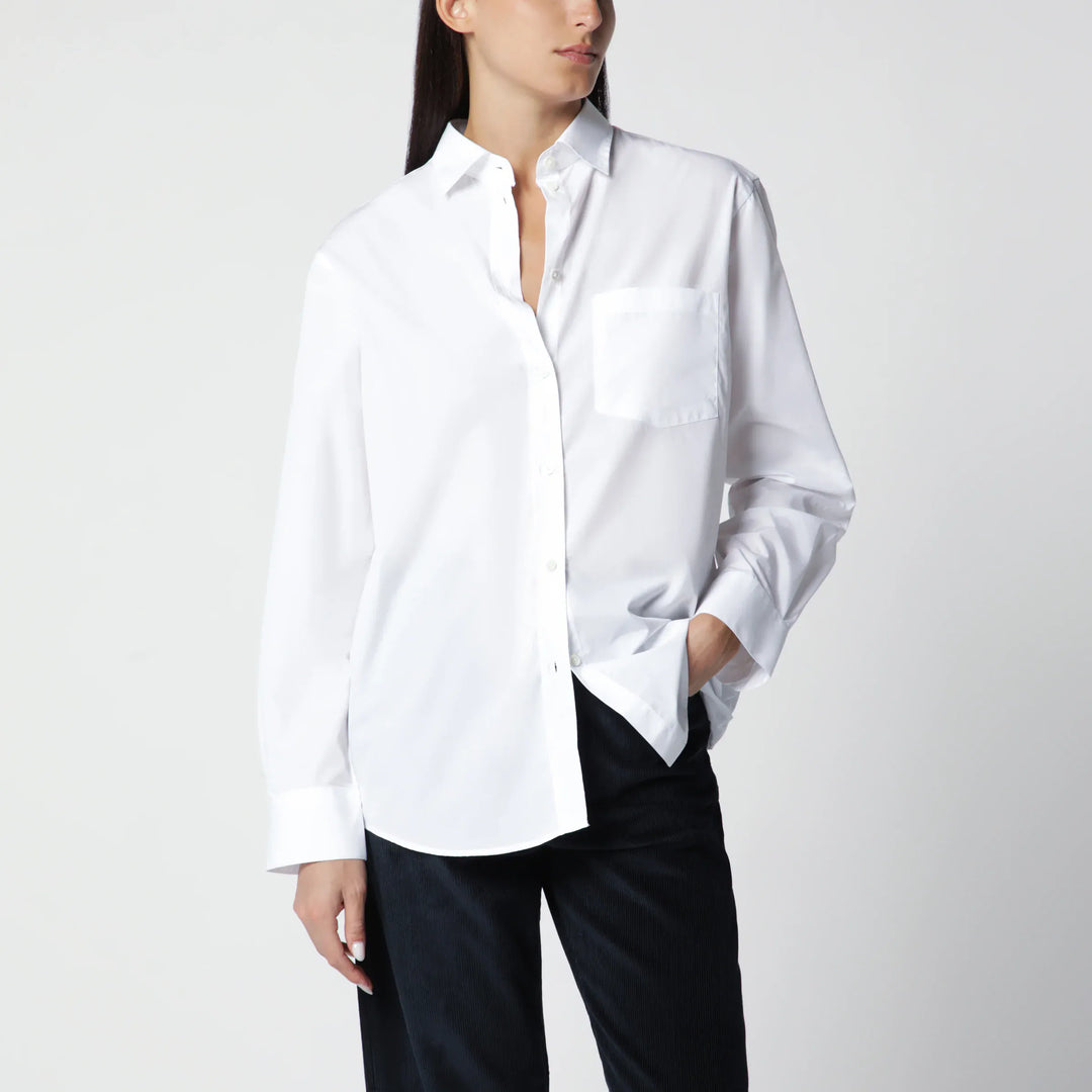 Róhe - Optic White Cotton Shirt Brand 34  FR