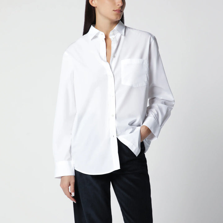 Róhe - Optic White Cotton Shirt Brand 34  FR
