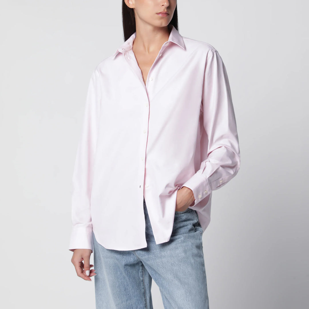 Róhe - Pink Cotton Button-Down Shirt Brand 34  FR