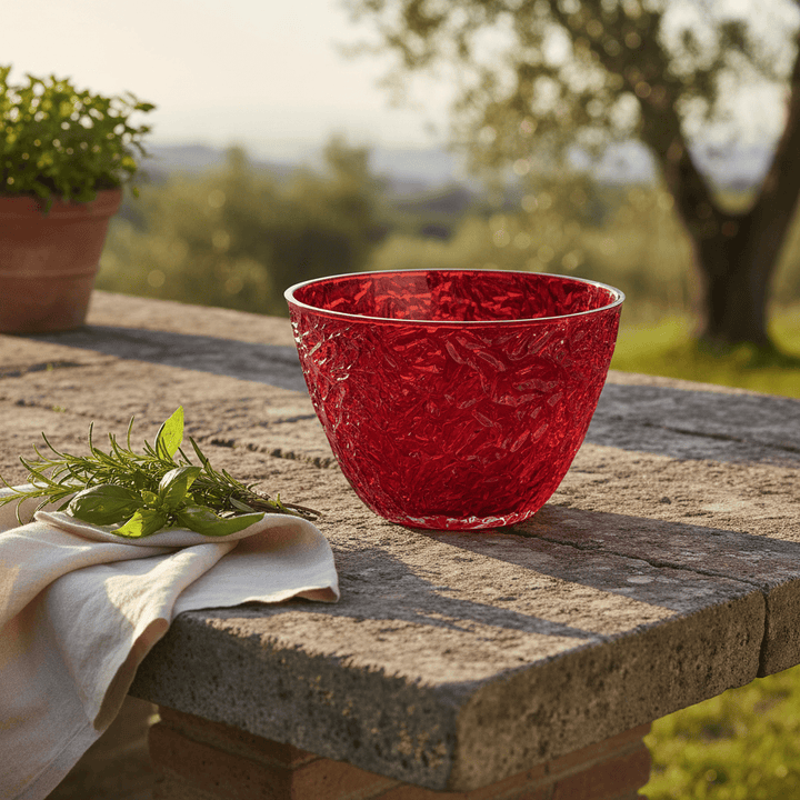 Mario Luca Giusti Afrodite Salad Bowl Red Brand Salad Bowls
