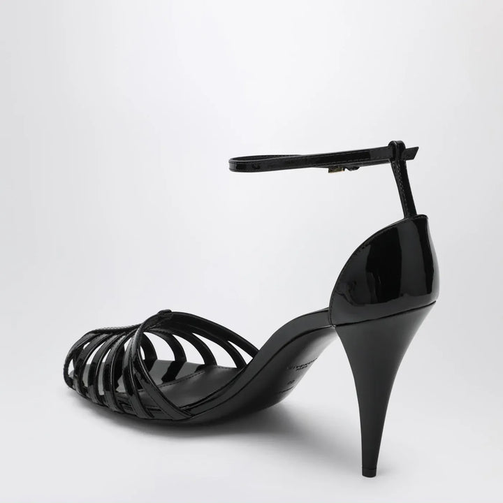 Givenchy - Patent Leather Cage Heeled Sandals Brand Sandals
