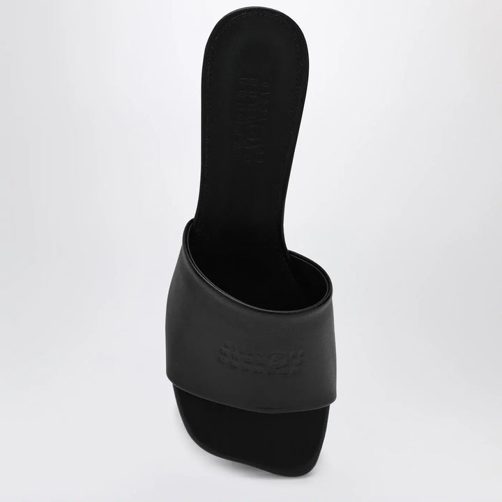 MM6 Maison Margiela - Black Anatomic sandals with low heel Brand Sandals