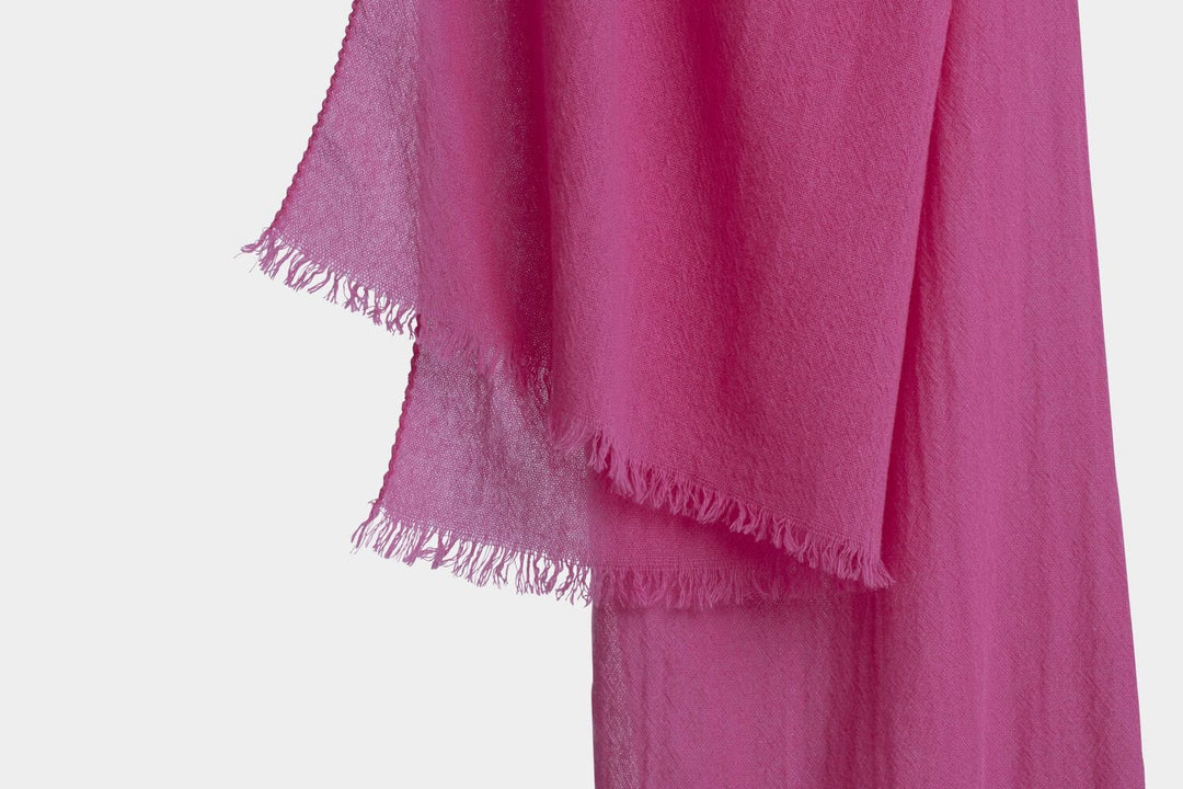 Bemboka Scarves Pink Italian Pure Cashmere Scarves MADE IN ITALY - Pure Cashmere Scarves  Brand
