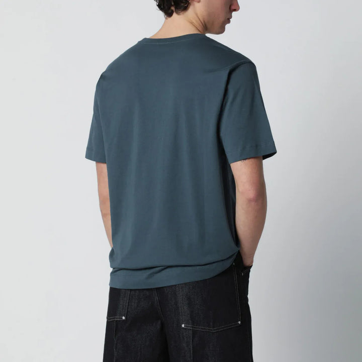 Dries Van Noten - Petrol green cotton T-shirt Brand Shirts &amp; Tops