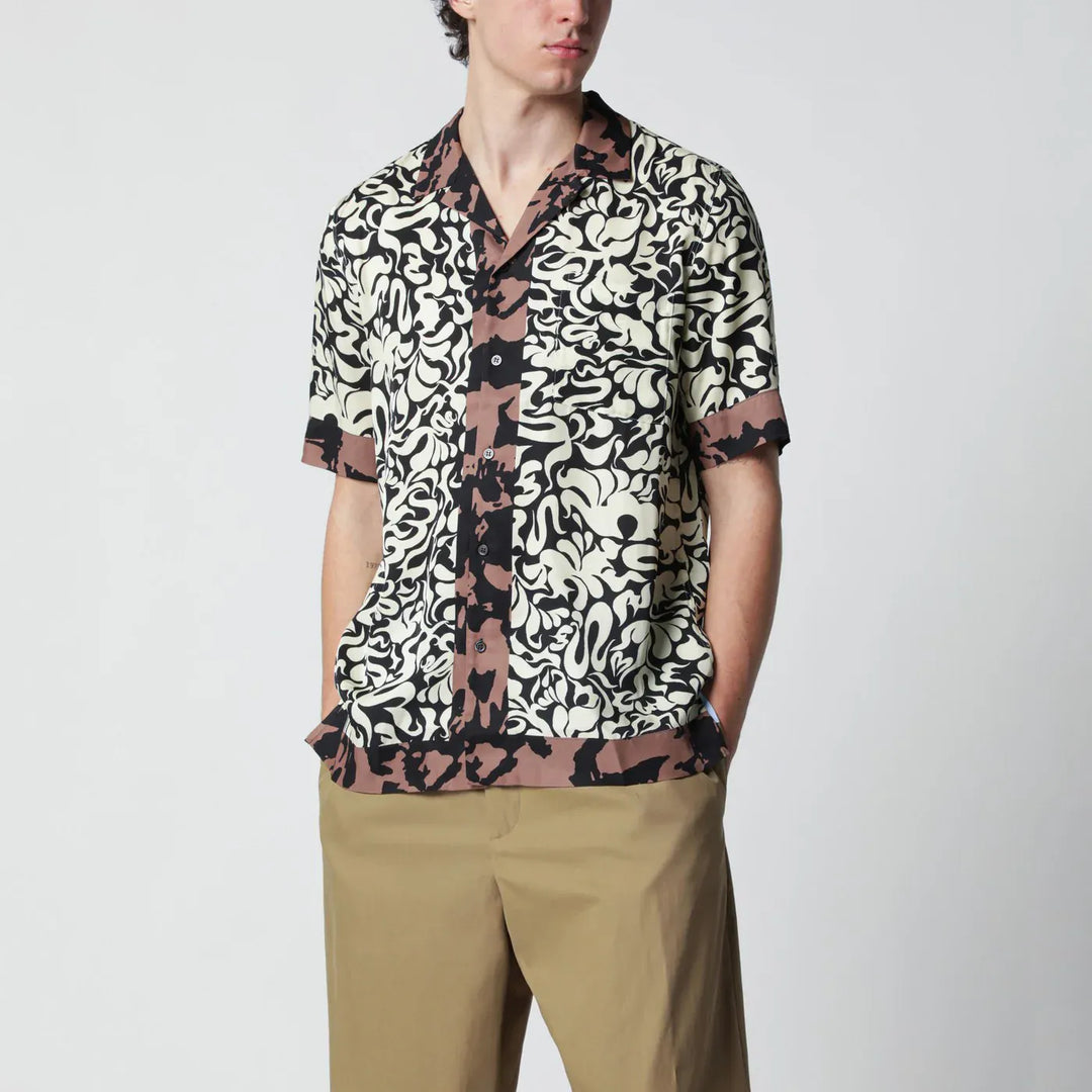 Dries Van Noten - Shirt with Graphic Squiggle print Brand Shirts &amp; Tops 46 IT