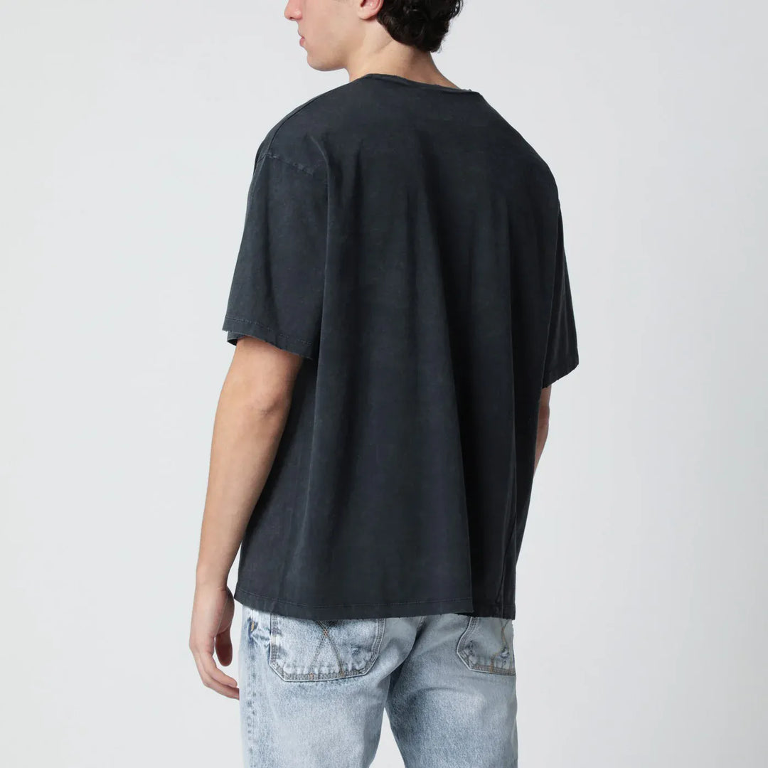 Dsquared2 - Grey vintage-effect T-shirt with rock print Brand Shirts &amp; Tops