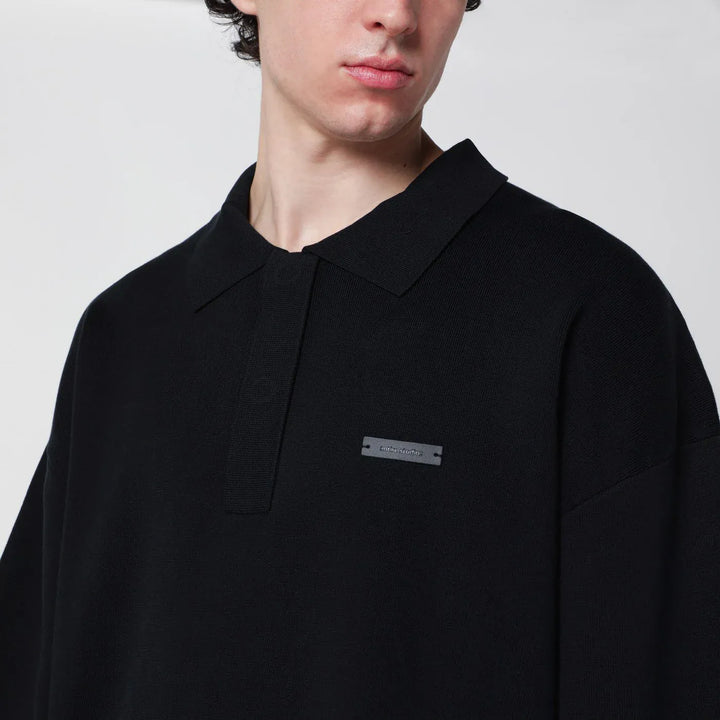 Entire Studios - Black long-sleeve polo Brand Shirts &amp; Tops