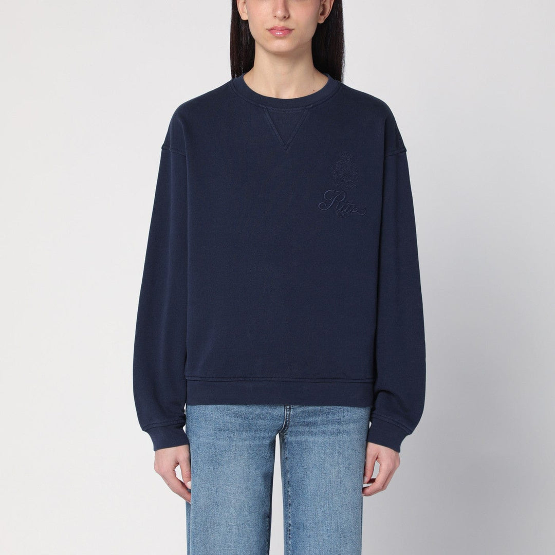 Shirts & Tops S Frame - Navy blue cotton blend sweatshirt Brand