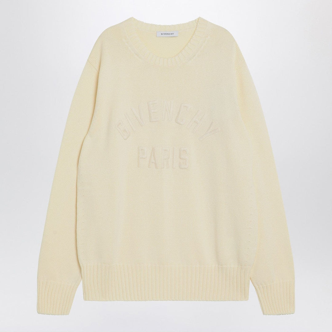 Shirts & Tops M Givenchy - Sweater écru in cotton with logo Brand