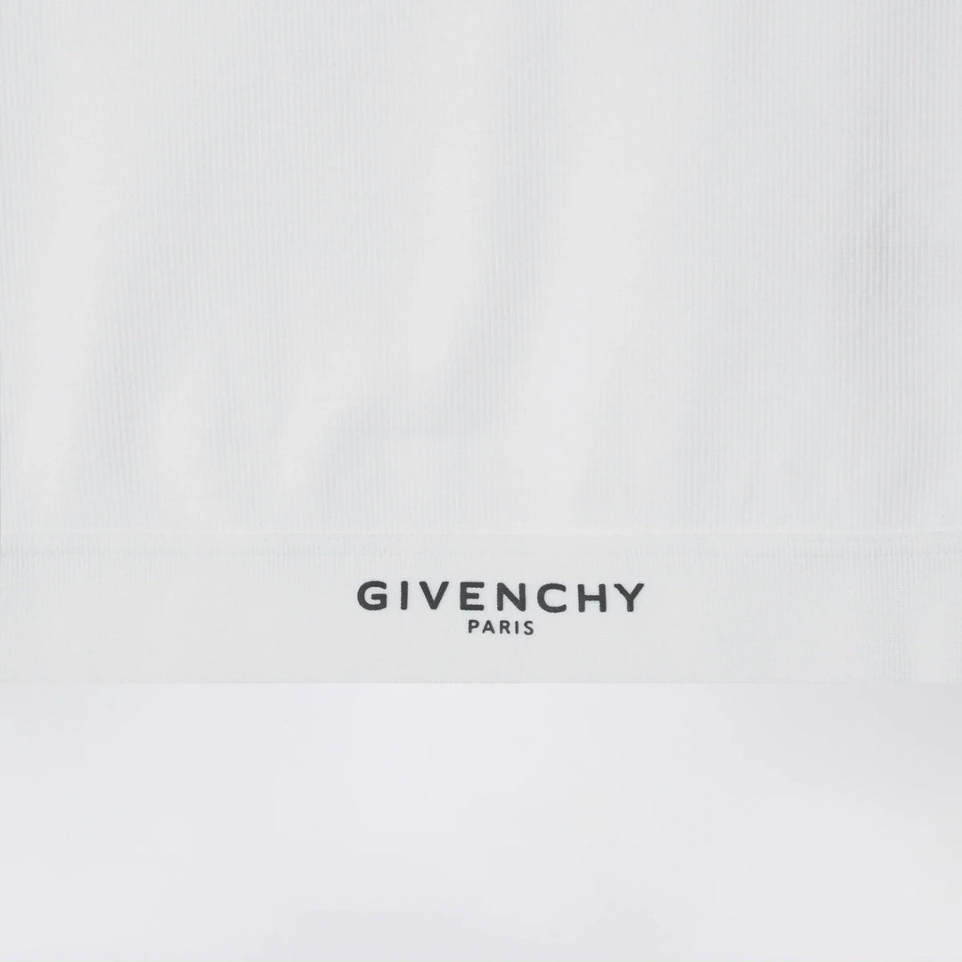 Givenchy - White cropped top with logo Brand Shirts &amp; Tops
