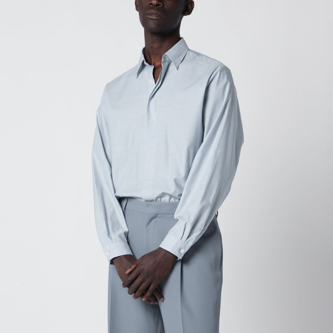 Shirts & Tops Lardini - Light Blue Cotton Blend Shirt Brand