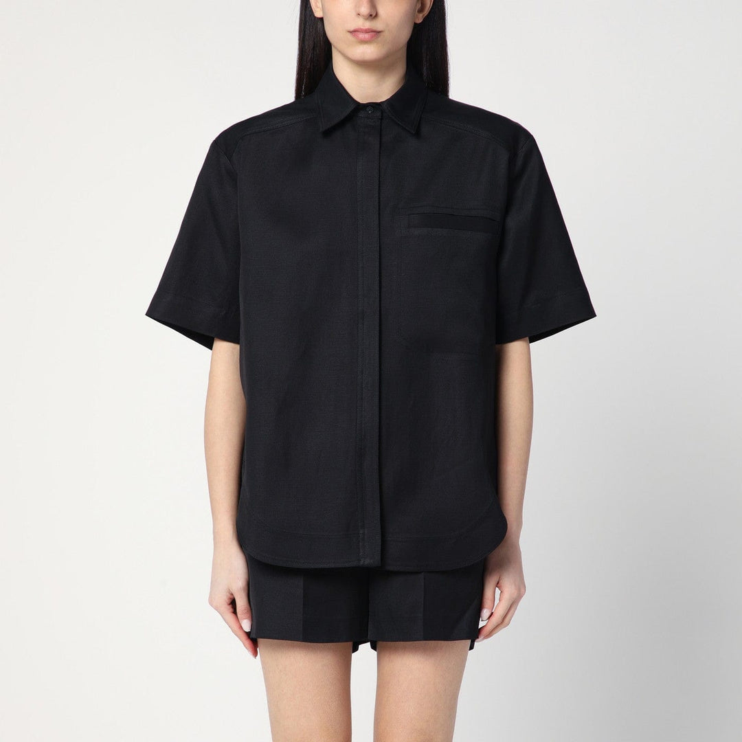 Shirts & Tops 38  FR LouLou De Saison - Black shirt in viscose and linen Brand