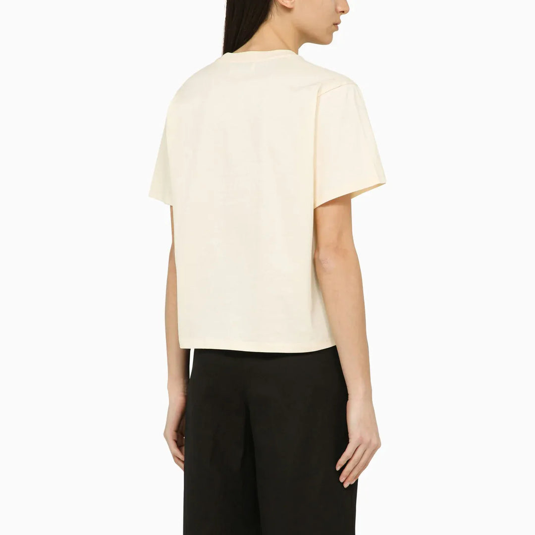LouLou De Saison - Ivory crew-neck t-shirt Brand Shirts &amp; Tops L
