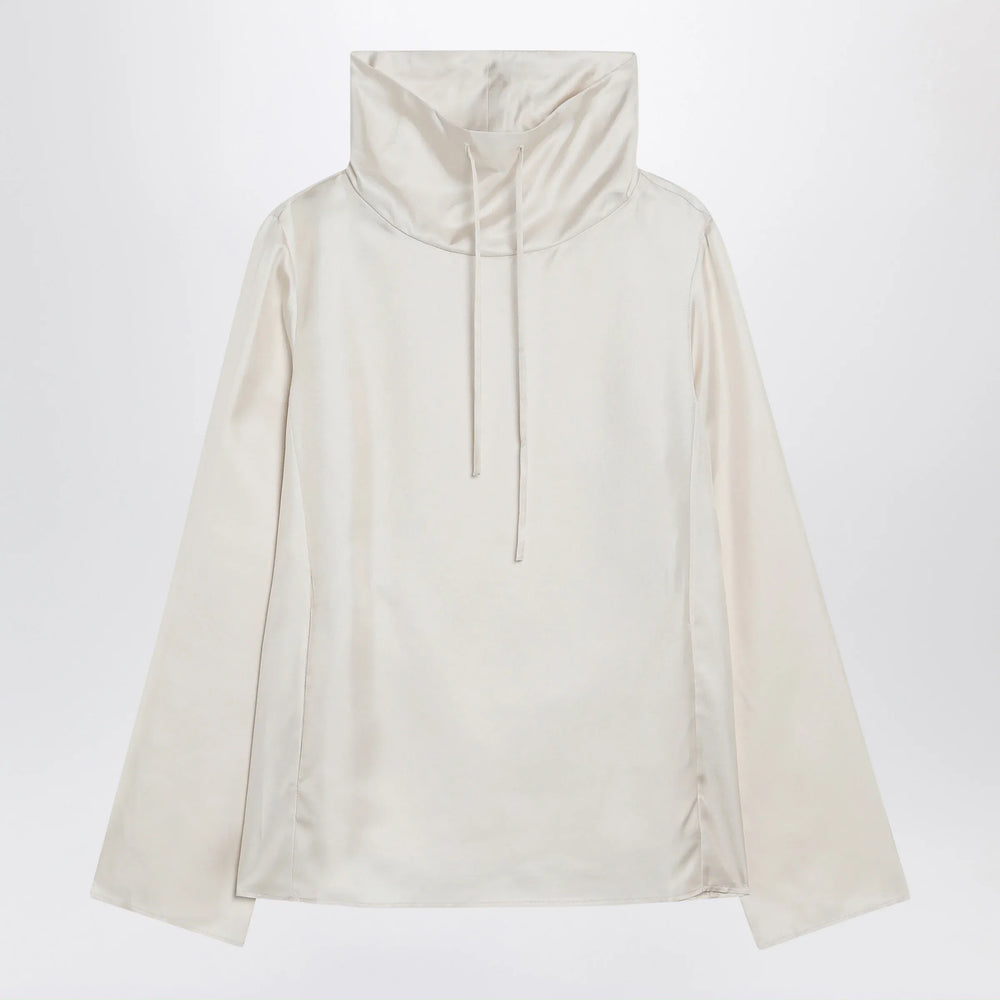 LouLou De Saison - Ivory Cyna silk blouse Brand Shirts & Tops L