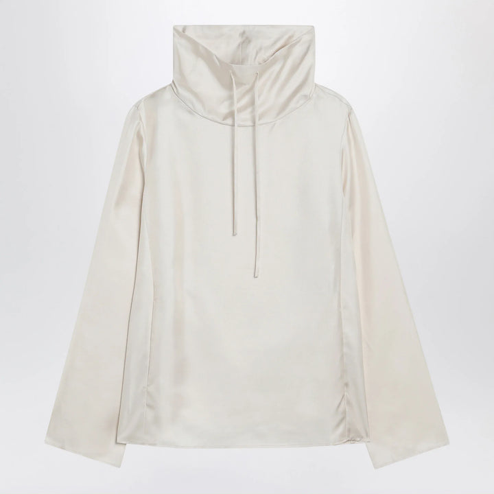 LouLou De Saison - Ivory Cyna silk blouse Brand Shirts &amp; Tops L