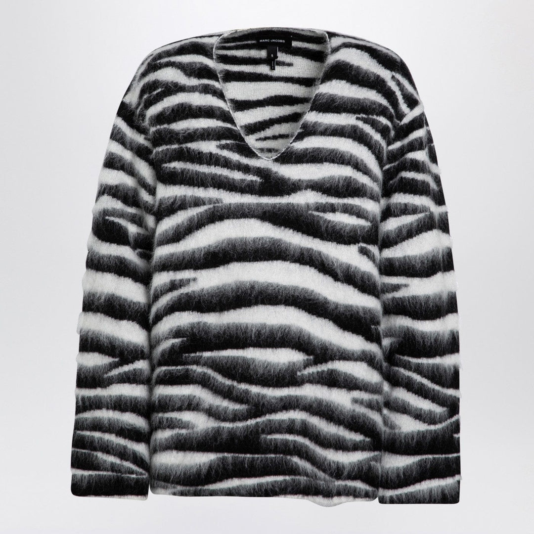 Shirts & Tops S Marc Jacobs - Zebra-patterned jumper in wool blend Brand