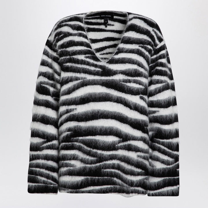 Shirts &amp; Tops S Marc Jacobs - Zebra-patterned jumper in wool blend Brand
