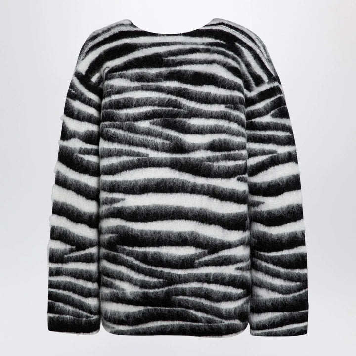 Marc Jacobs - Zebra-patterned jumper in wool blend Brand Shirts &amp; Tops S