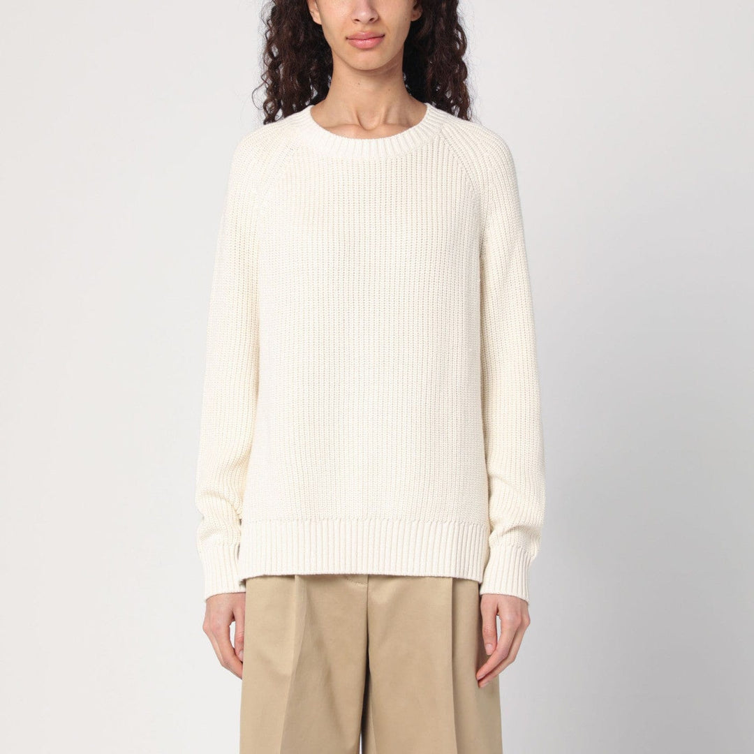 Shirts & Tops L P.A.R.O.S.H. - Sweater cream in cotton and cashmere Brand