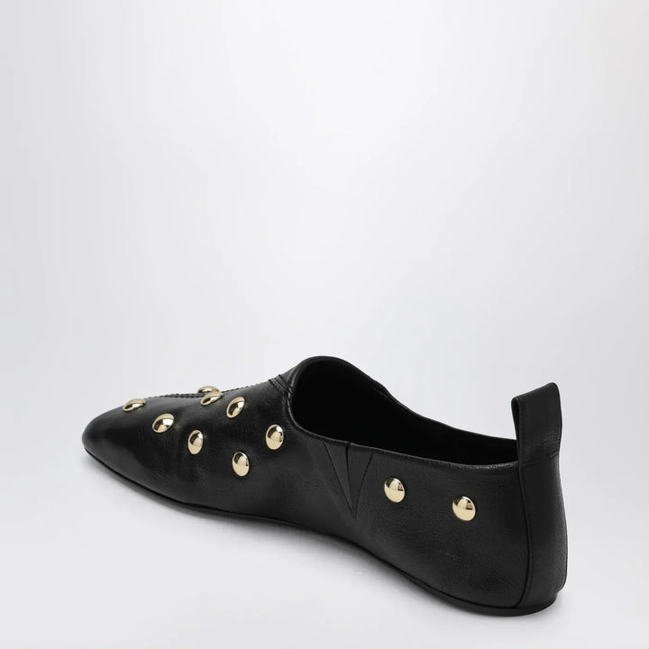 Chloé - Black Rita ballerinas in studded leather Brand Shoes