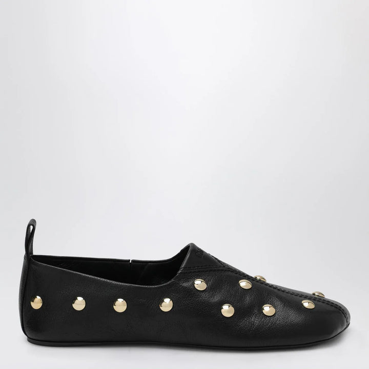 Chloé - Black Rita ballerinas in studded leather Brand Shoes 36 IT