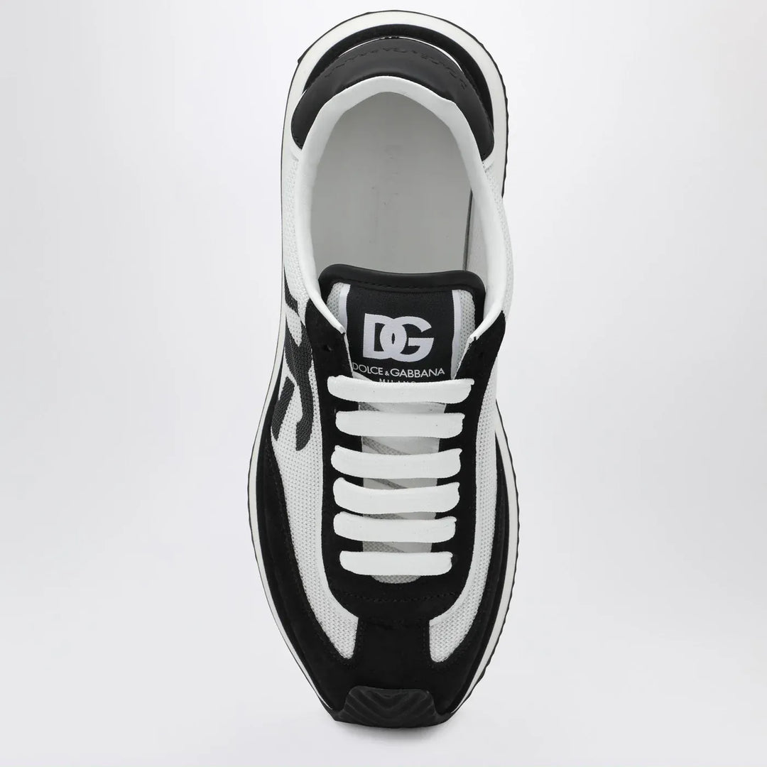 Dolce&amp;Gabbana - White and black DG Cushion Sneakers Brand Shoes